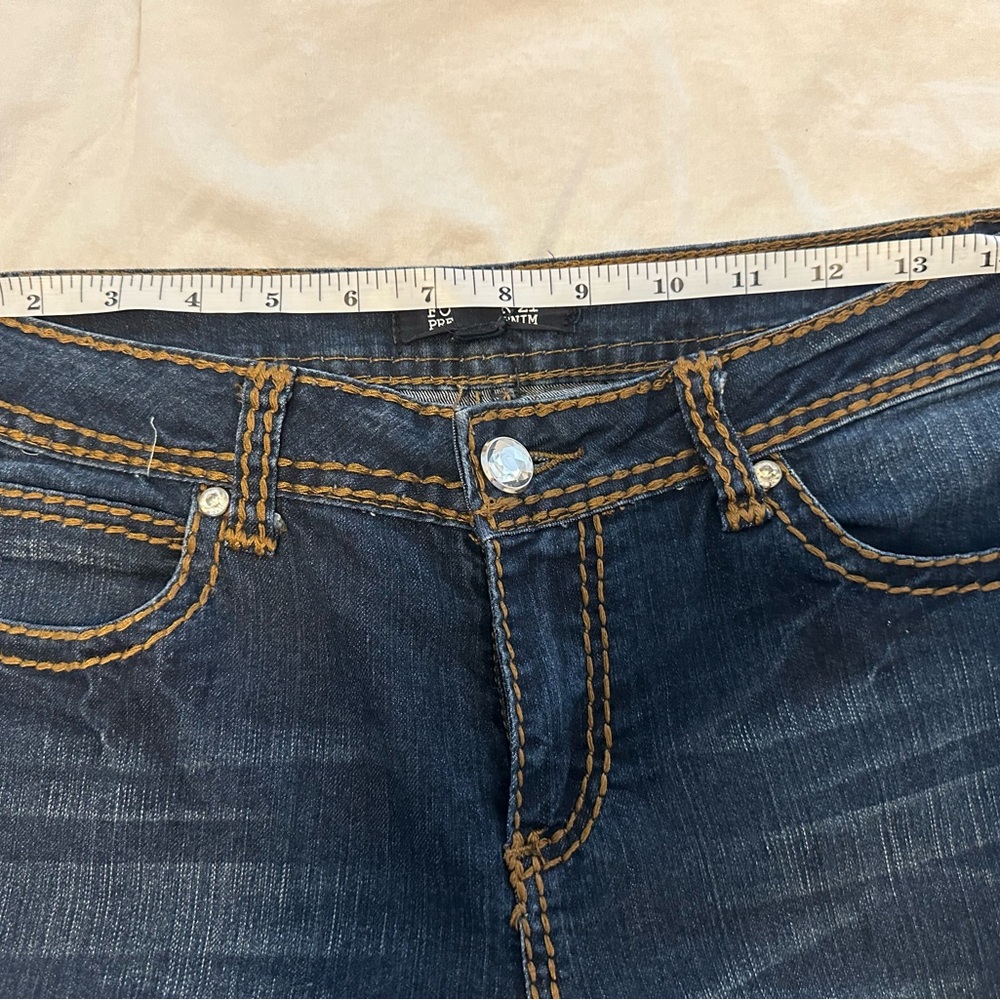 Forever 21 Women’s Premium Blue Jeans Classic Dark Wash size 29 Long - Picture 3 of 6